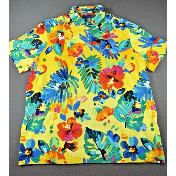 Polo by Ralph Lauren Other - Polo Ralph Lauren Shirt Mens XXL Multicolor Floral Classic Fit Hawaiian Artist